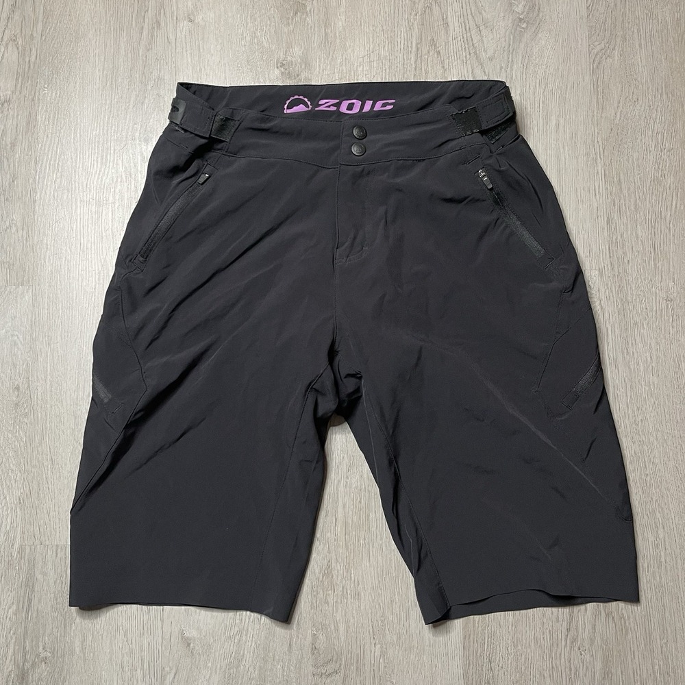 Zoic Navaeh 7 Shorts Women's Size M Mountain Bike MTB Cycling Pockets Black